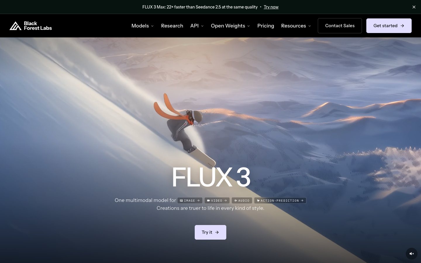 Strona FLUX (bfl.ai)