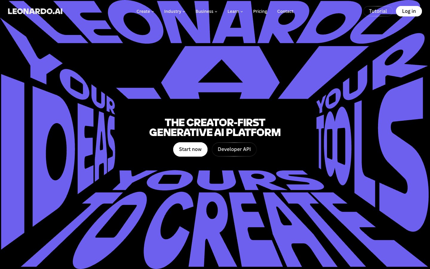 Strona Leonardo.Ai (leonardo.ai)
