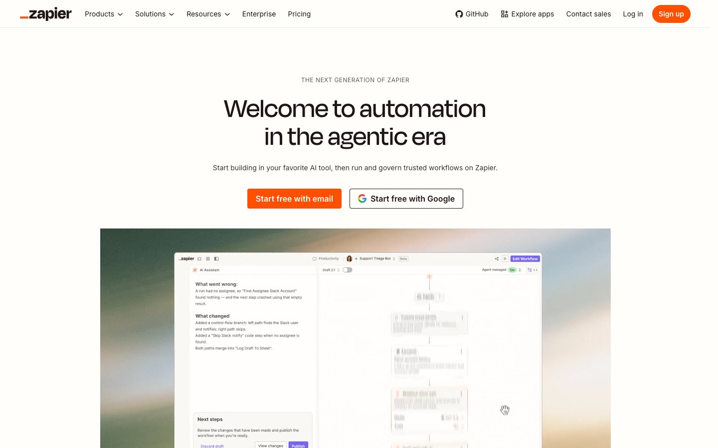 Strona Zapier (zapier.com)